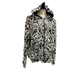 Medium ElevenParis Snake Print Hoodie Eleven Paris Life is a Joke